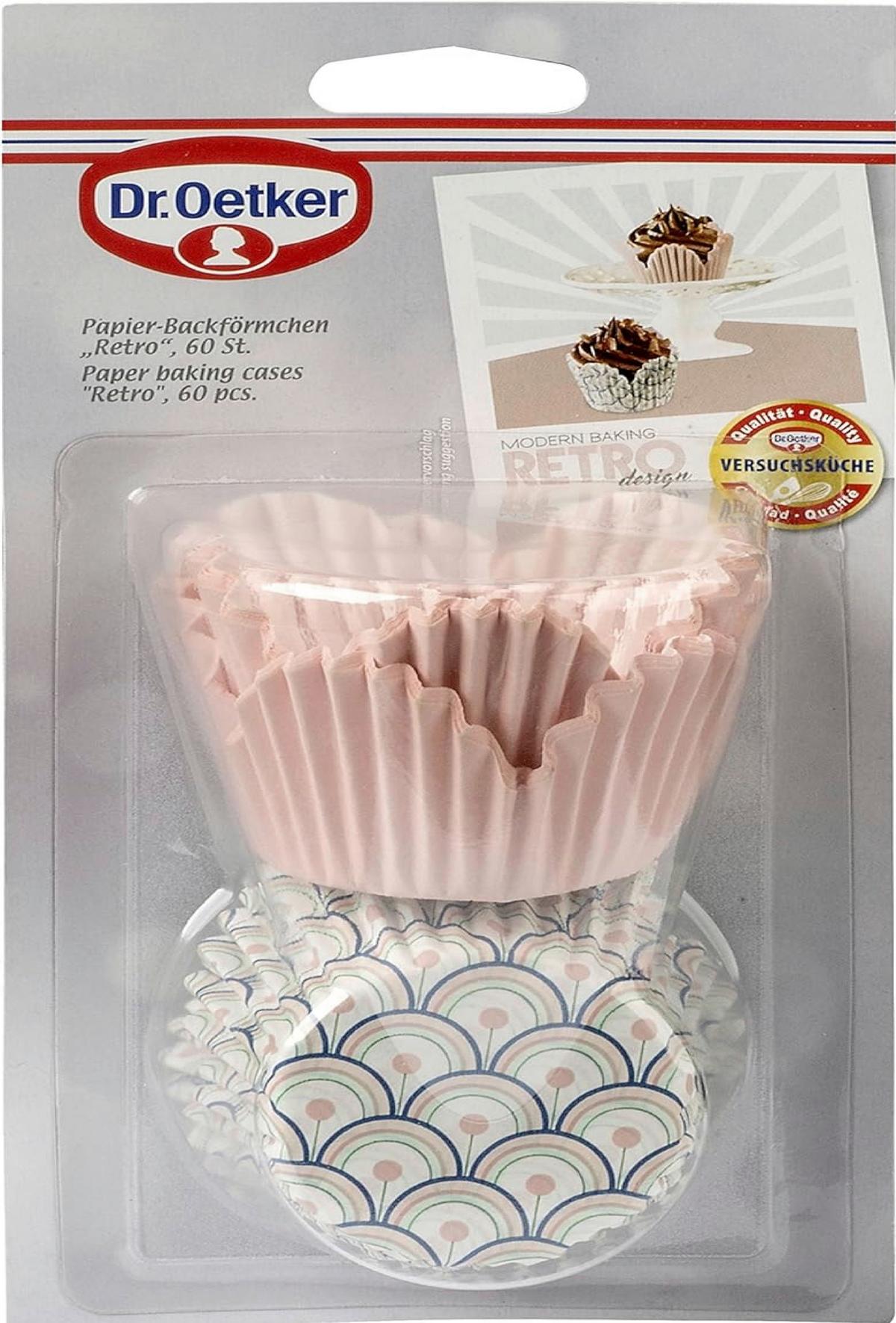 Modelčki Za Mafine Retro - Basics (5,5cm) - Dr.Oetker