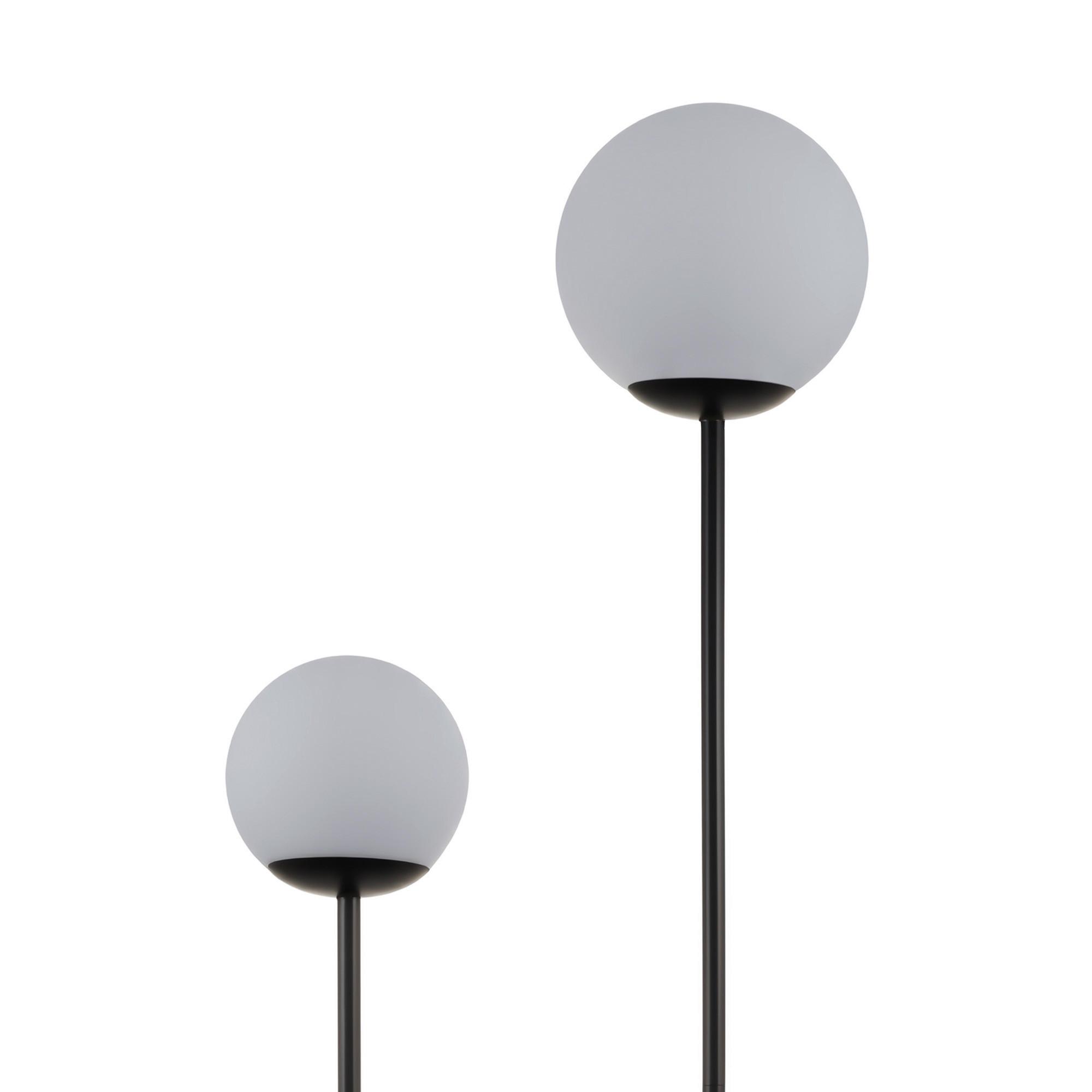 GOLVLAMPA SEHR - vit/svart, Modern, metall/glas (35/160cm) - Mömax