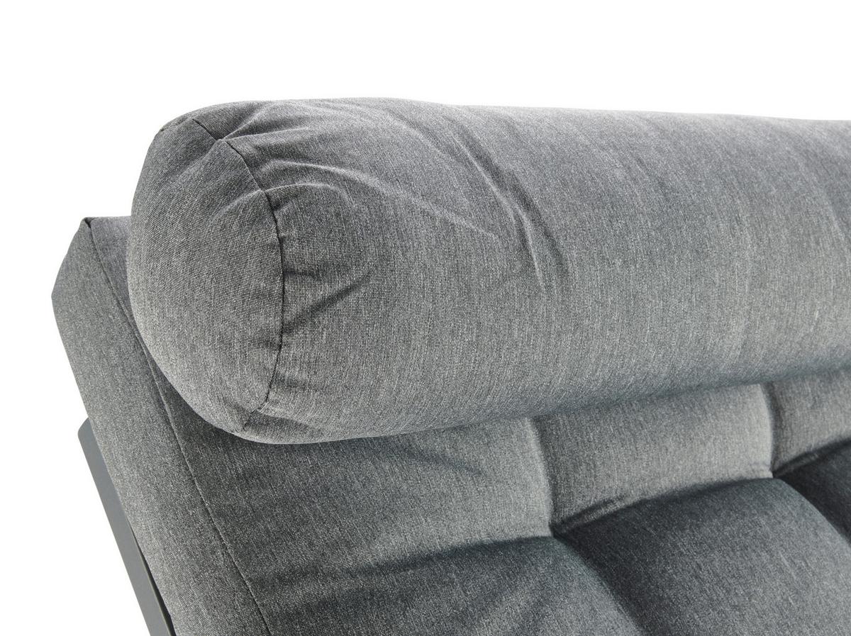 Gartenliege in Grau - Grau, Modern, Textil/Metall (199/40/67cm) - Mömax