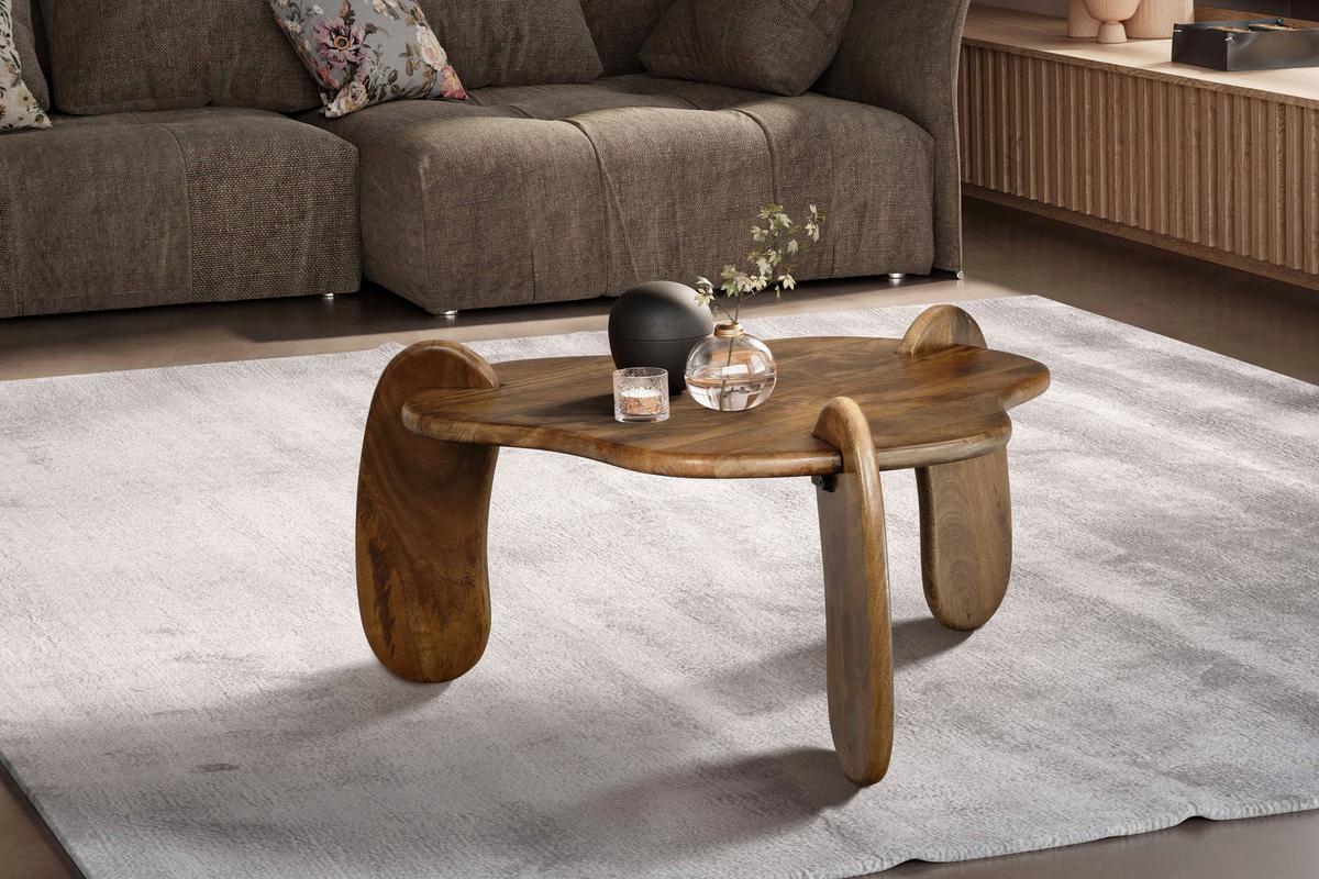 COUCHTISCH WL7.158 - Dunkelbraun, Design, Holz (78/78/39,5cm) - MID.YOU