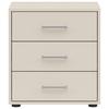 Noćni Ormarić Smart 3 - bijela/kašmir, Konvencionalno, drvni materijal (50/54/35cm)