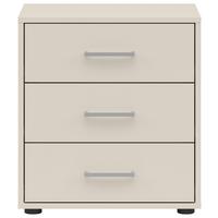 Noptieră SMART 3 - alb/cașmir, Konventionell, material pe bază de lemn (50/54/35cm)