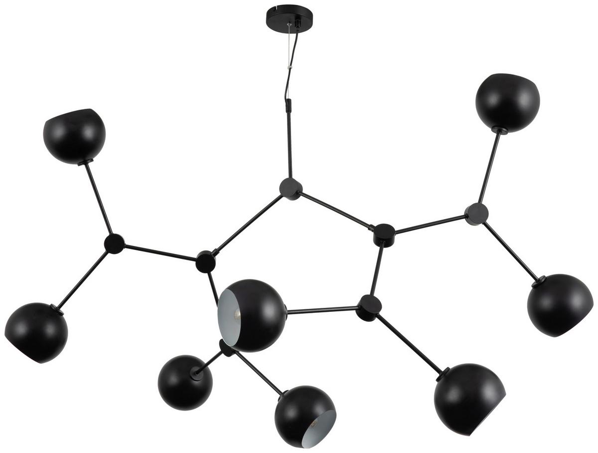 LAMPA WISZĄCA SHARLI - czarny, Trend, metal (148/110/159cm) - Novel