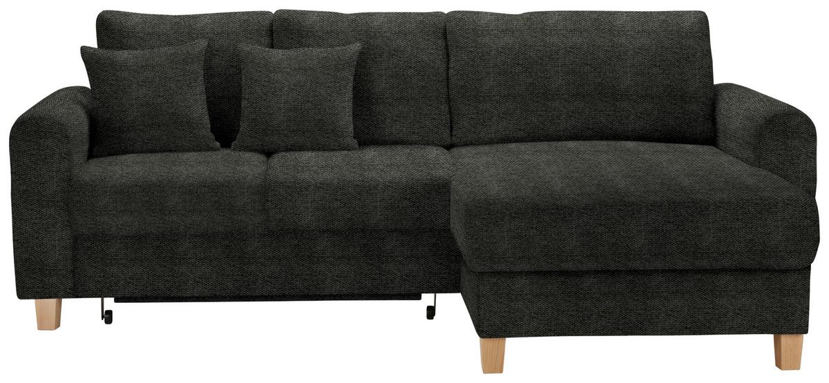 Kutna Garnitura Lille - svijetlo smeđa/antracit, Moderno, tekstil/drvo (232/110/156cm) - Best Price