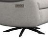 RELAXFÅTÖLJ ALICE - ljusgrå/svart, Modern, metall/trä (76/110/94cm) - Bessagi Home