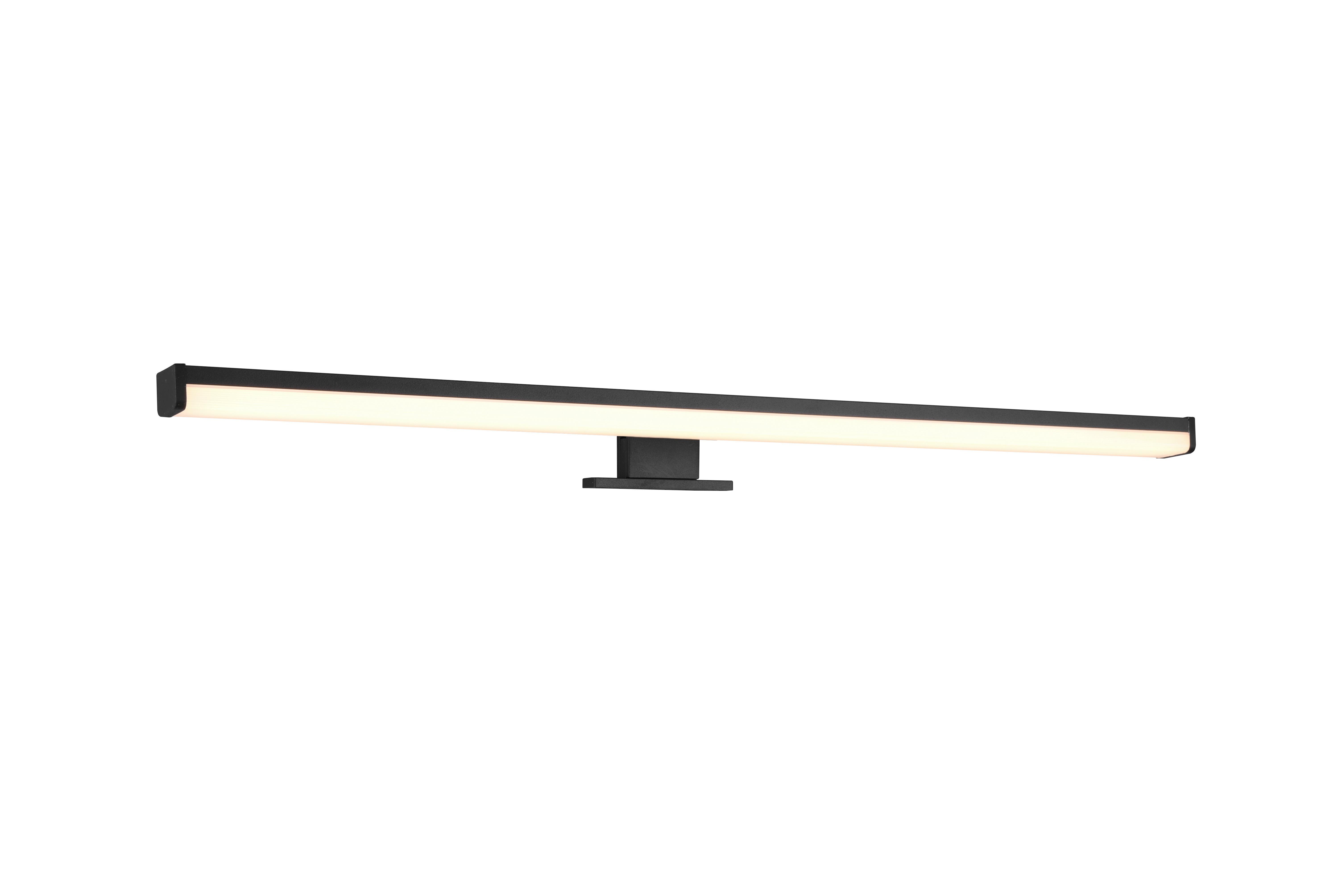 LED-Wandleuchte Lino Schwarz matt max. 11,5 Watt - Schwarz, Basics, Kunststoff (60/6cm) - Trio Leuchten