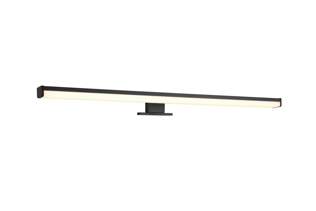 LED-Wandleuchte Lino Schwarz matt max. 11,5 Watt - Schwarz, Basics, Kunststoff (60/6cm) - Trio Leuchten