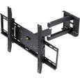 TV-Wandhalter in Schwarz Schwenkbar - Schwarz, Metall (83/16/25cm) - Mömax modern living TV-Wandhalter in Schwarz Schwenkbar - Schwarz, Metall (83/16/25cm) - Mömax modern living