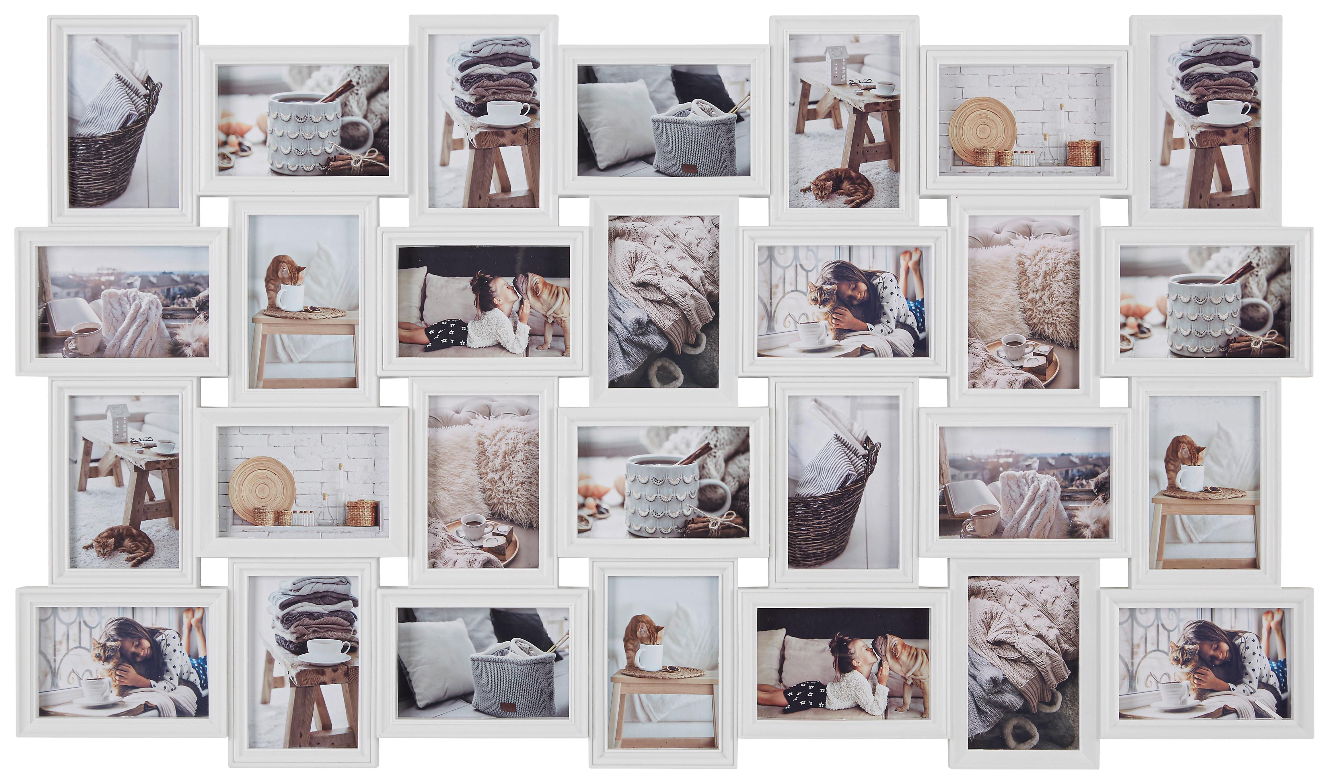 FOTORAM BELLA -AKT- - vit, plast (104/60,4/2,5cm) - Mömax