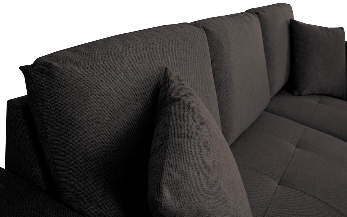 Coltar LUKAS - maro închis, Trend, textil (239/158cm) - Modern Living