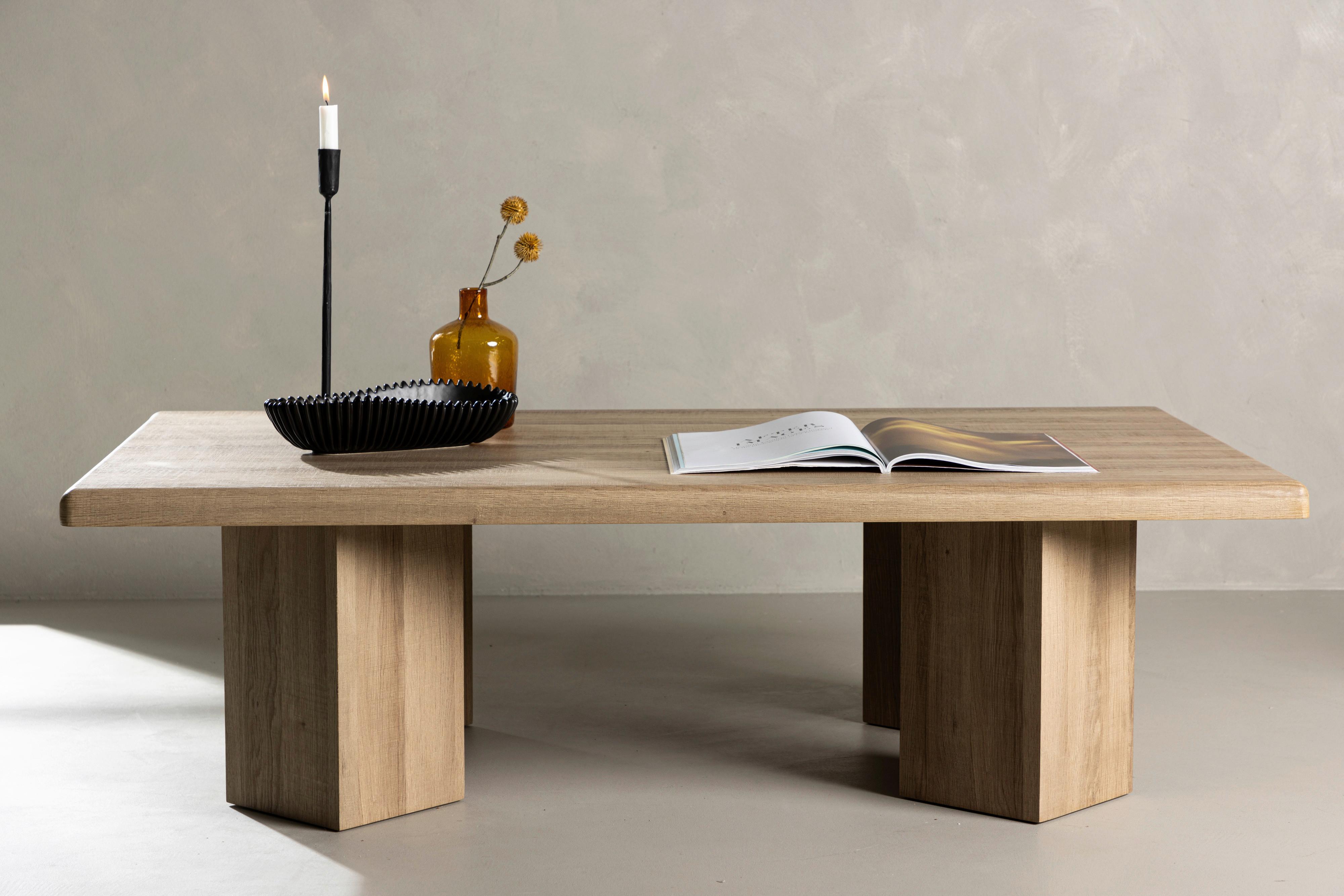 COUCHTISCH LILLEHAMMER - Hellbraun, Design, Holz (140/80/40cm) - Livetastic