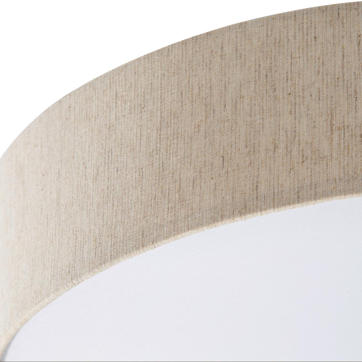 Led Stropna Svjetiljka Conny - bijela/bež, Konvencionalno, metal/tekstil (50/18cm)