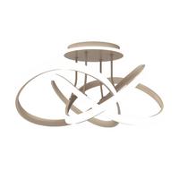 LAMPA SUFITOWA LED 9064-113 BANDOL - kolor piaskowy, Design, tworzywo sztuczne/metal (64/34,5cm)