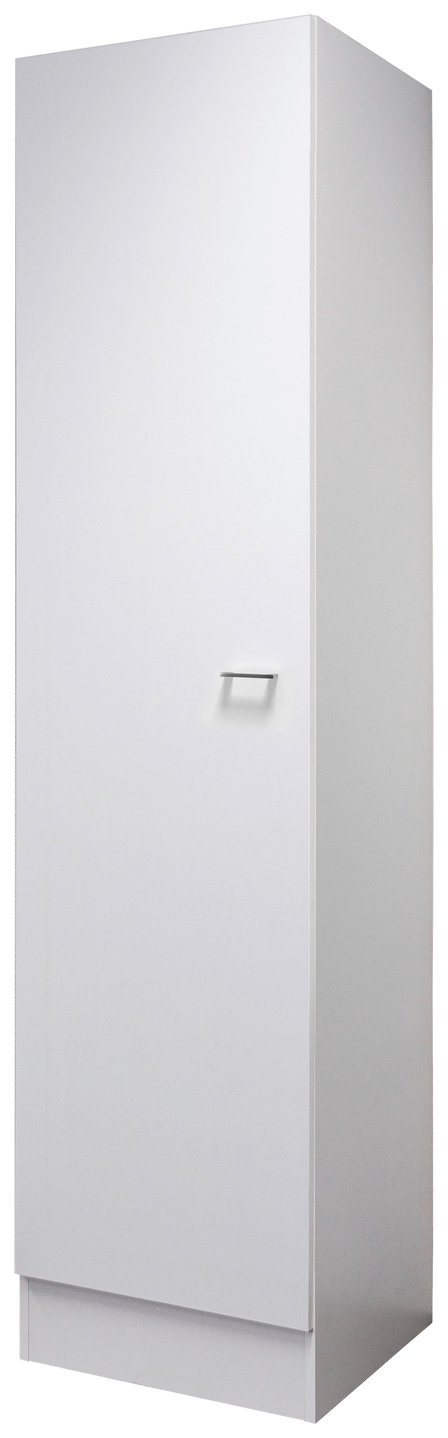 Omara Za Posodo Lucca, Bela - bela/barve aluminija, Konvencionalno, umetna masa/leseni material (50/200/57cm) - FlexWell