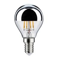 LED-Leuchtmittel 28667 max. 4,8 Watt - Klar/Silberfarben, Basics, Glas (7,8cm) - Paulmann