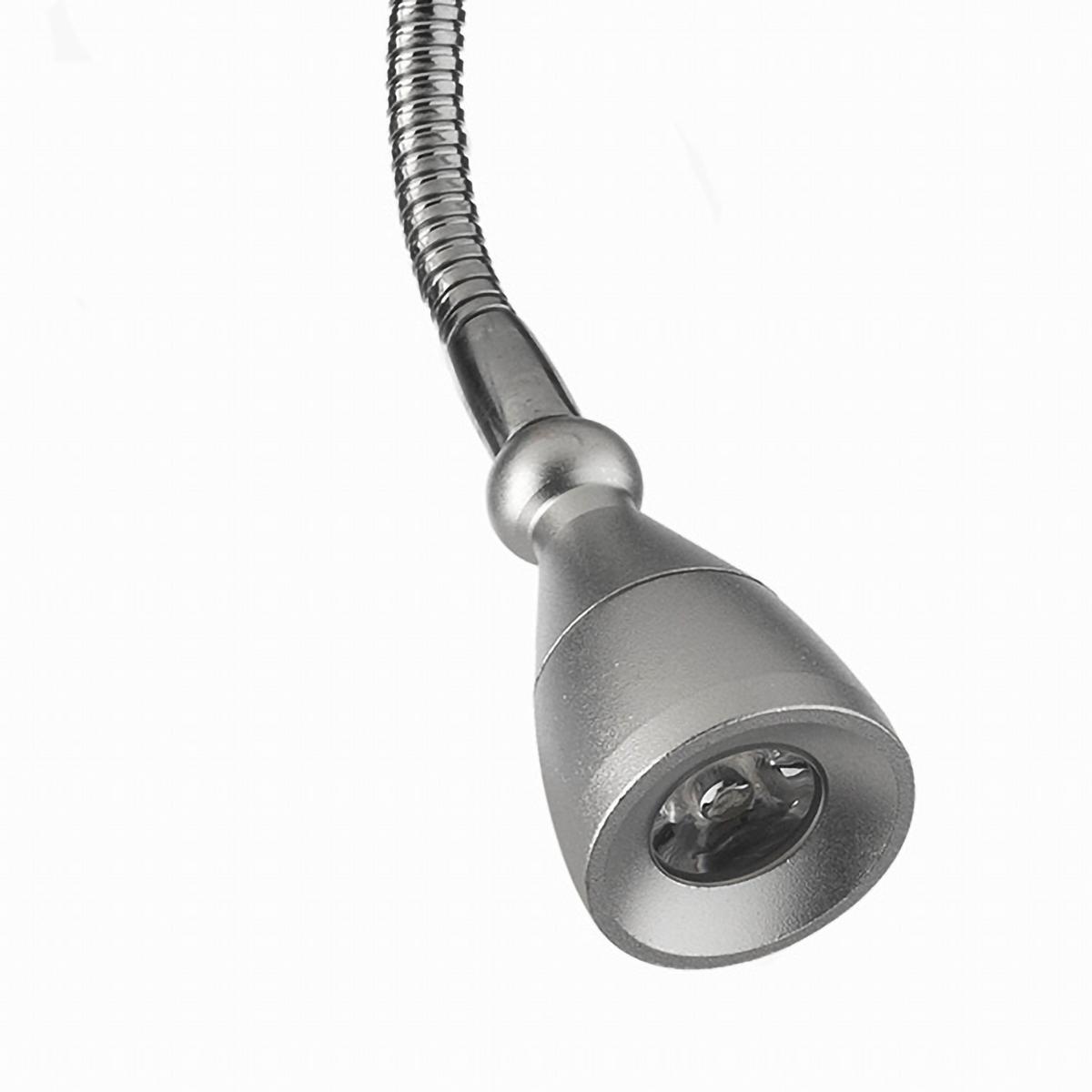 Led Falilámpa 4826/ap - ezüstszínű, Basics, fém (7/7/40cm)