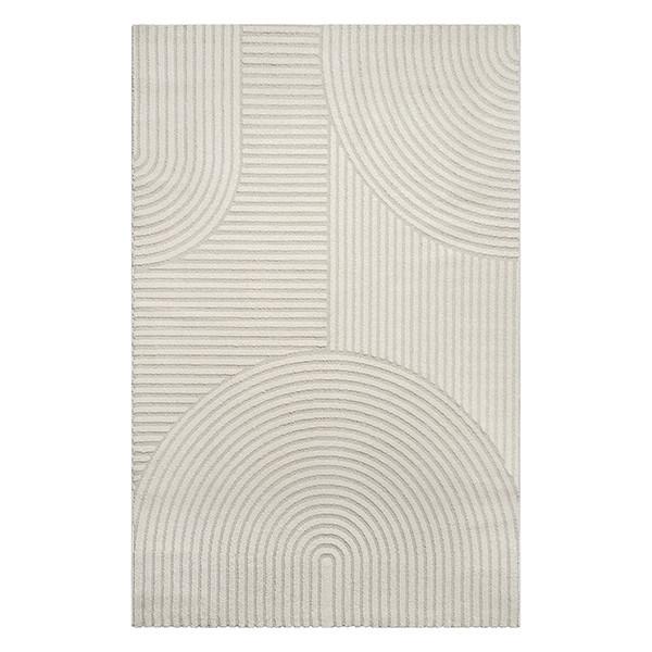 Webteppich Elio Creme ca. 80x300cm - Beige/Creme, KONVENTIONELL, Textil (80/300cm)