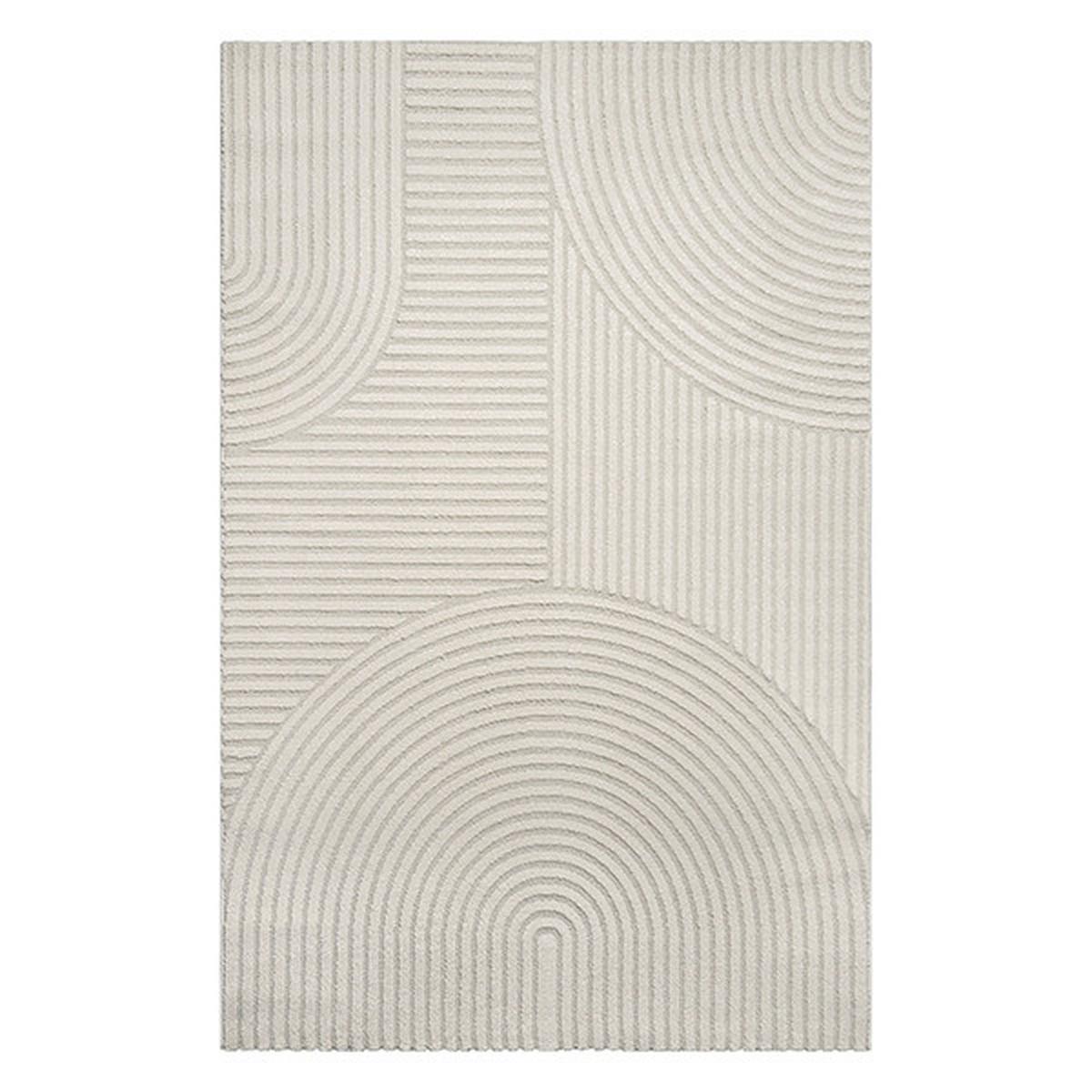 Webteppich Elio Creme ca. 80x150cm - Beige/Creme, KONVENTIONELL, Textil (80/150cm) - Novel