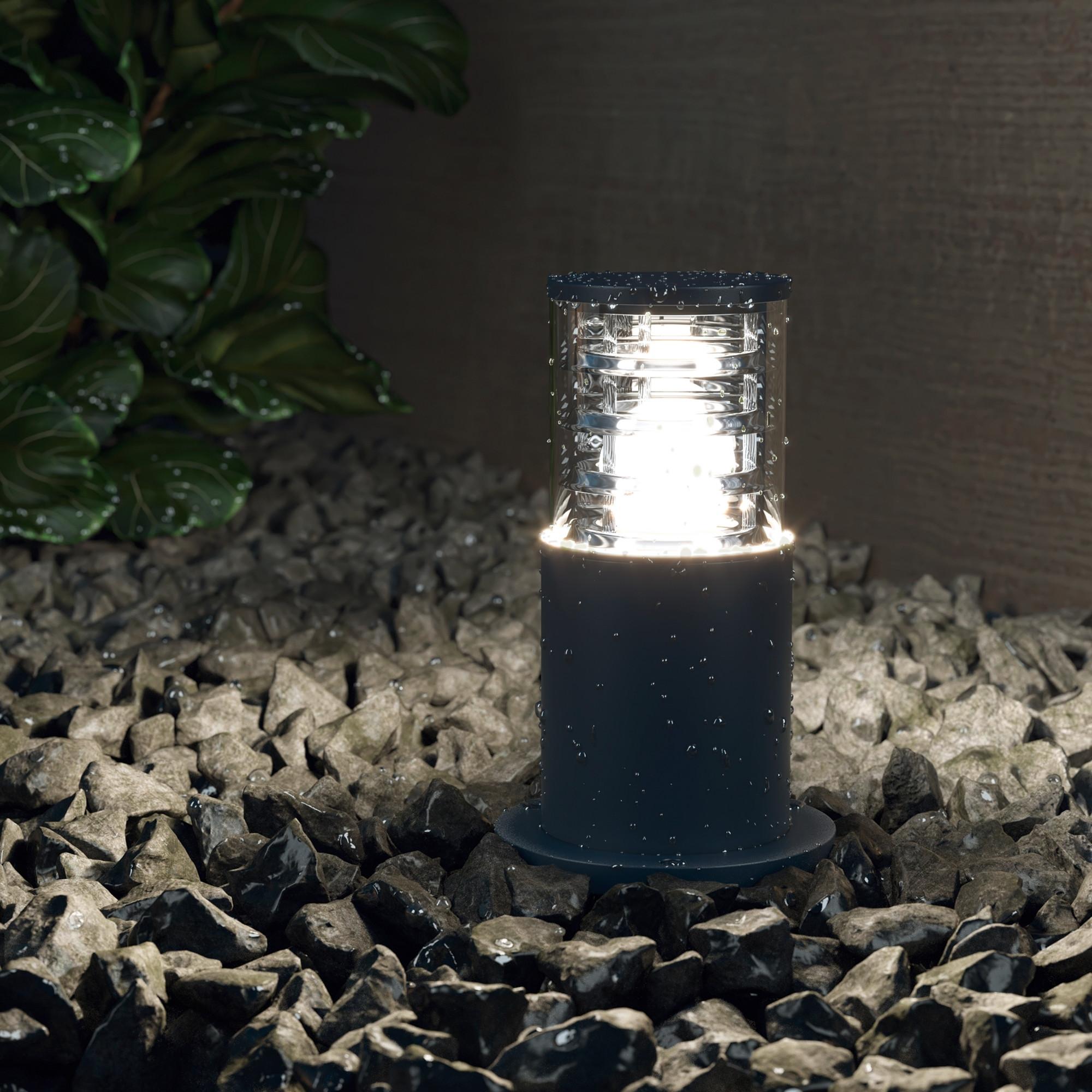 Wegeleuchte Bronx Grau max. 60 Watt - Grau, Trend, Metall (10.8/25cm) - MAYTONI