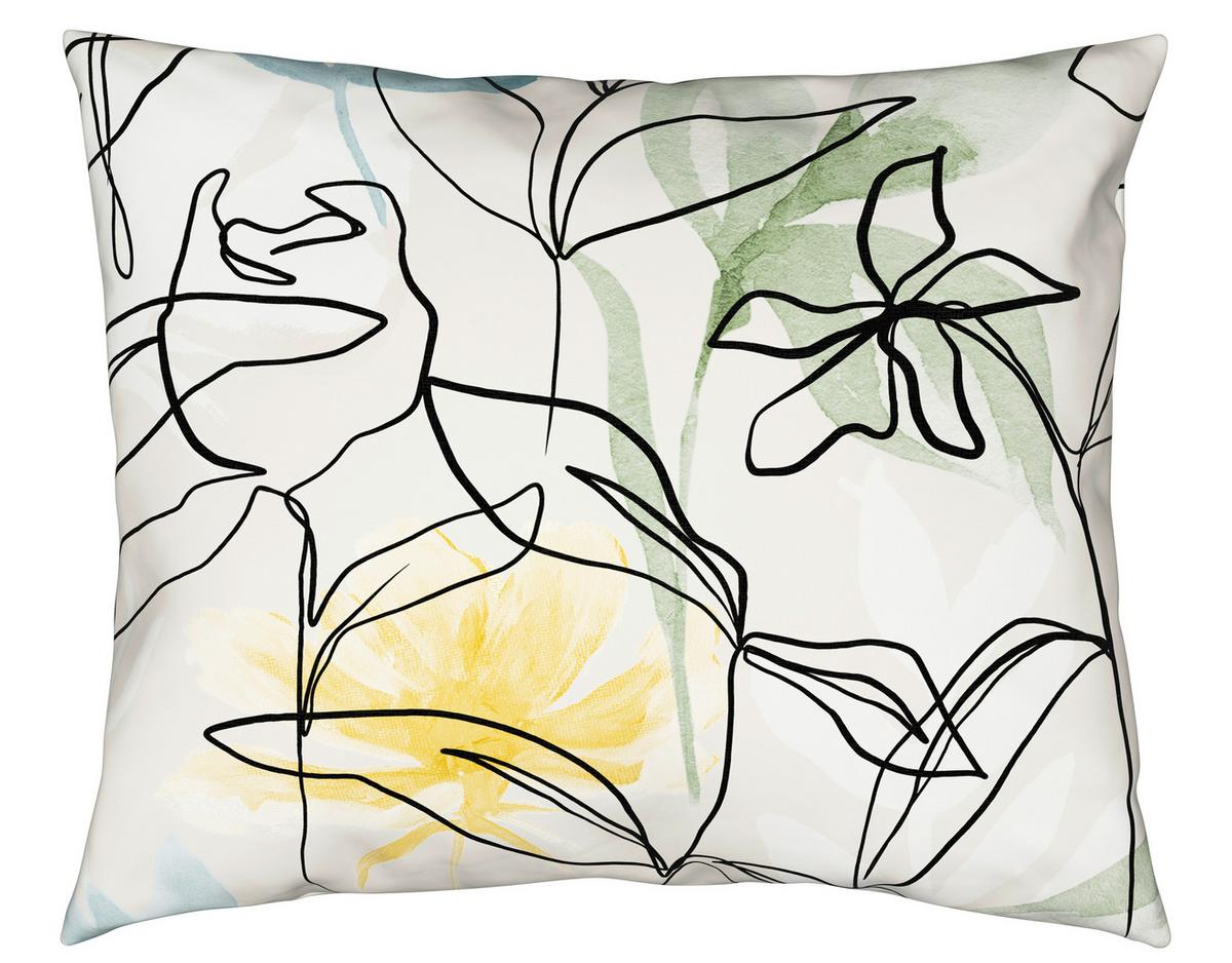 BETTWÄSCHESET FLORENTINA - Weiss, Konventionell, Textil (160/210cm) - Modern Living