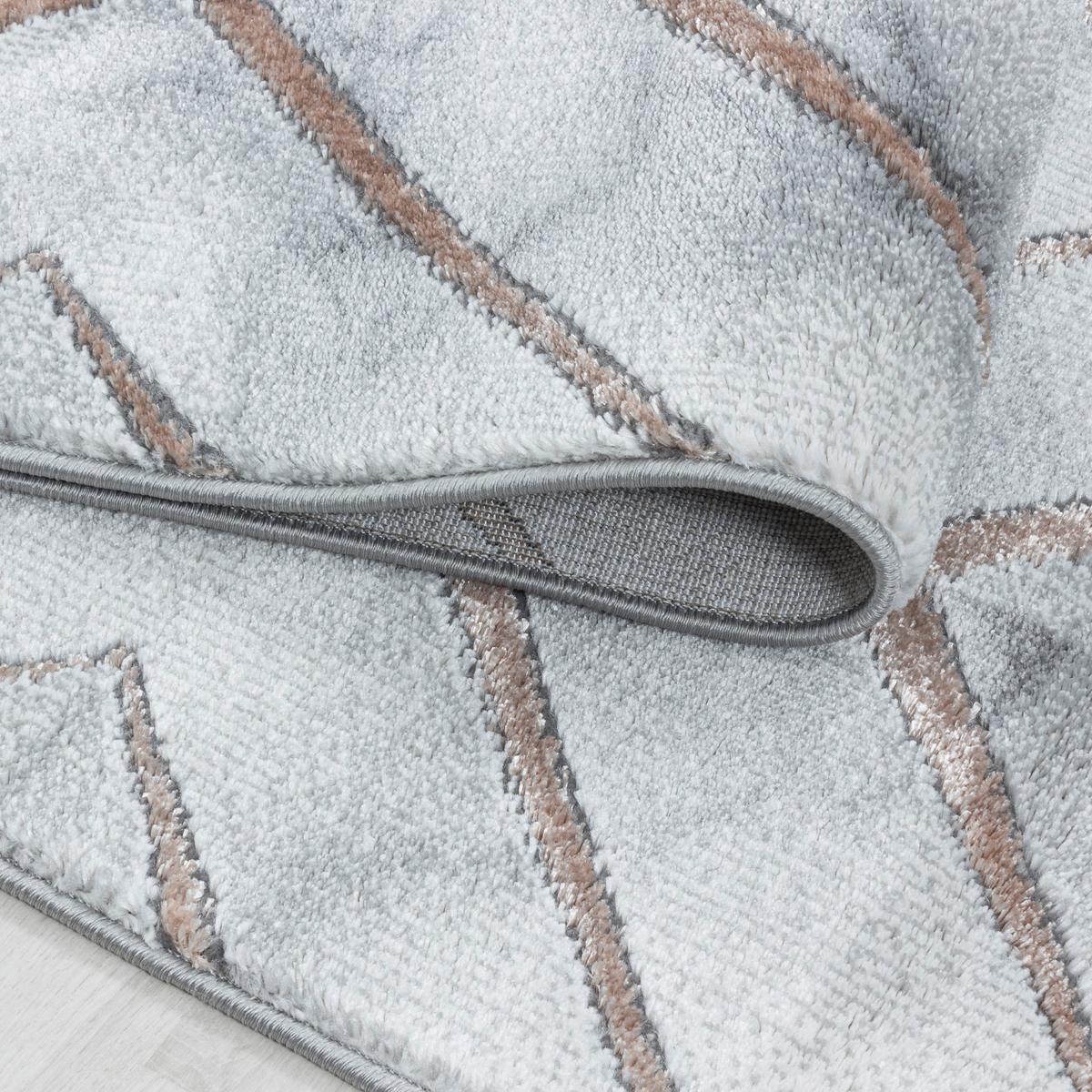 Webteppich Naxos Bronzefarben ca. 140x200cm - Bronzefarben, Design, Textil (140/200cm)