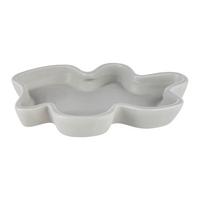 Farfurie decorativă BELLA - gri deschis/gri închis, Basics, ceramică (14.7/2/10.7cm) - Modern Living