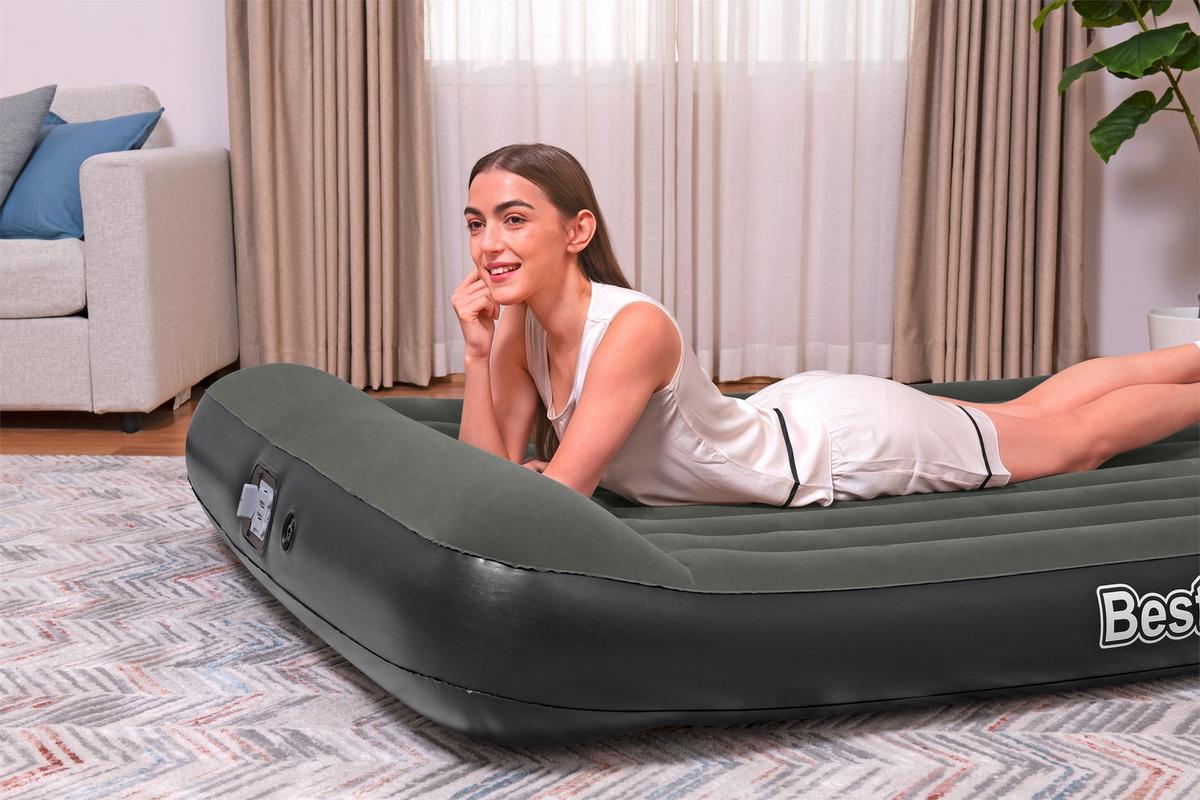 ŁÓŻKO DMUCHANE TRITECH AIR MATTRESS QUEEN - czarny/ciemnoszary, Konventionell, tworzywo sztuczne (203/152/30cm) - Bestway