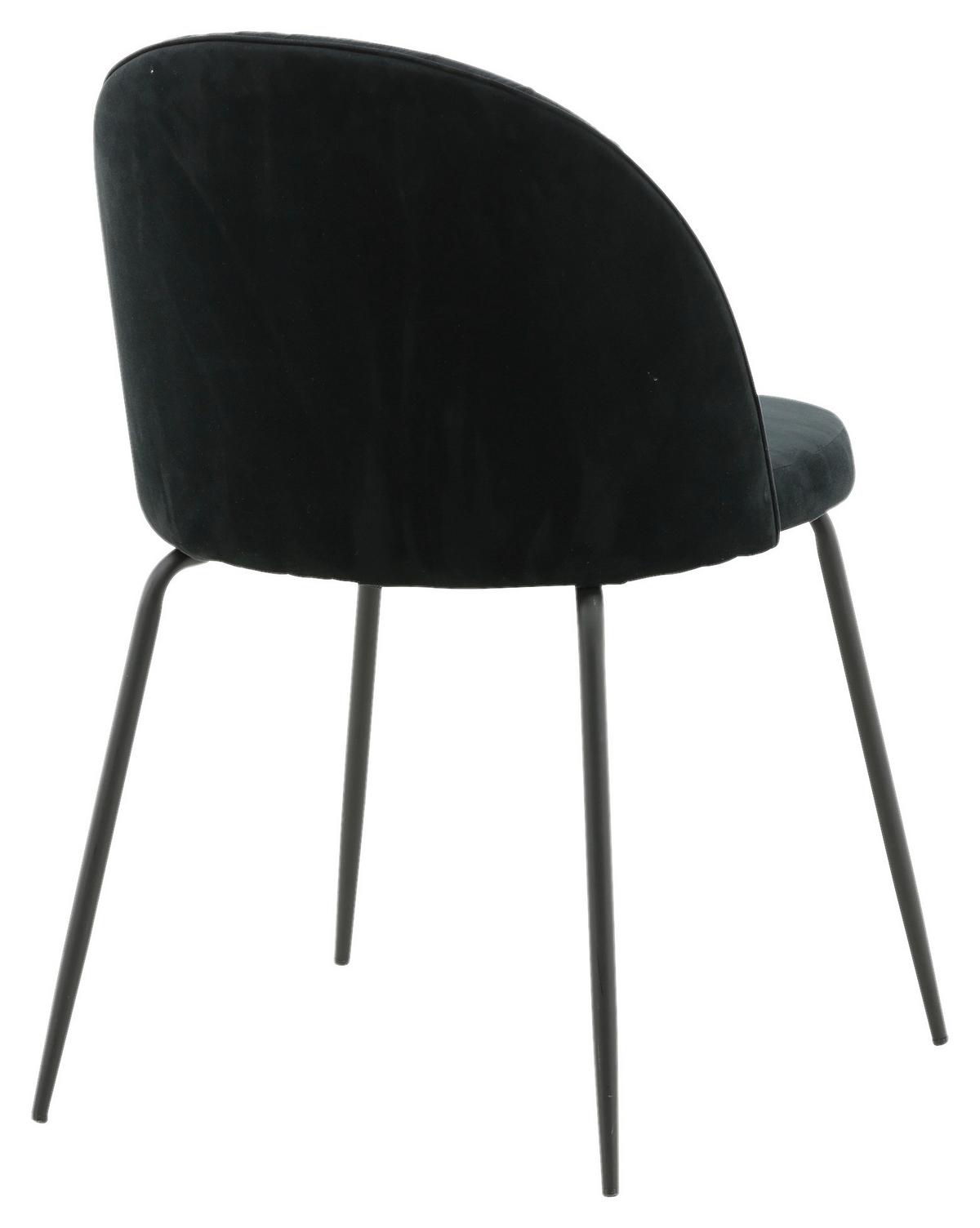 STUHL-SET WRINKLES - Schwarz, Design, Kunststoff/Textil (49/79.5/50cm) - Livetastic