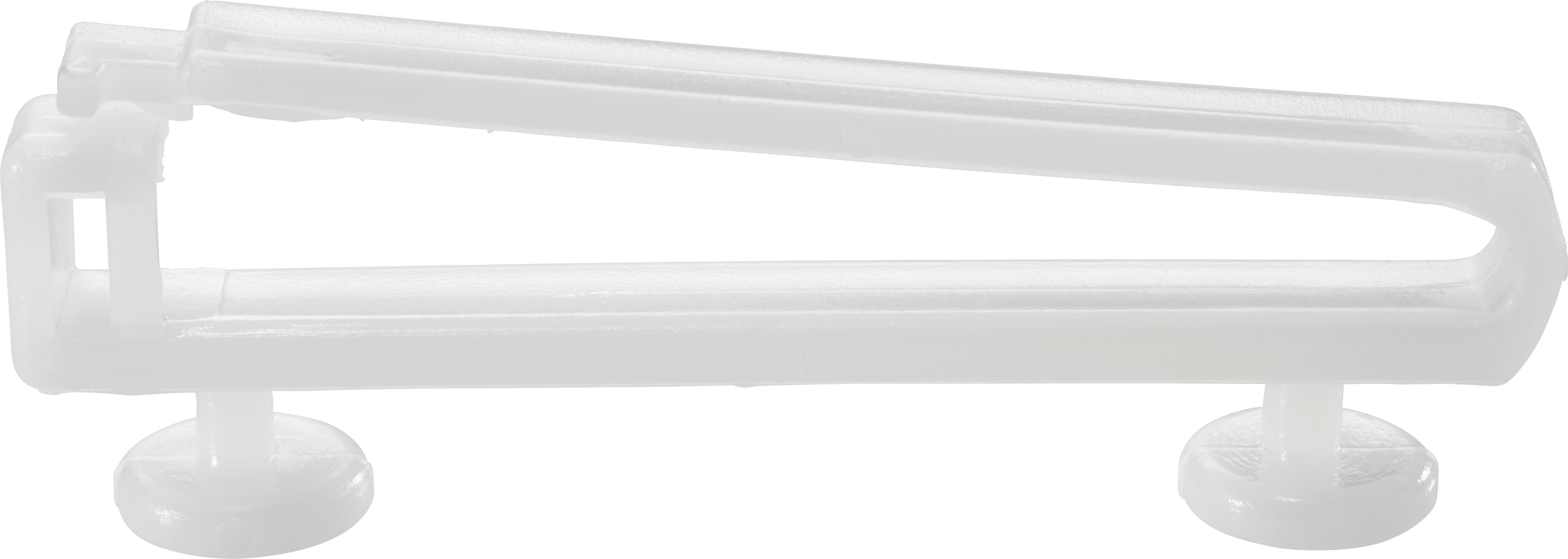 Füles Csúszka Universal - fehér, műanyag (6/0.7/1.6cm) - Modern Living