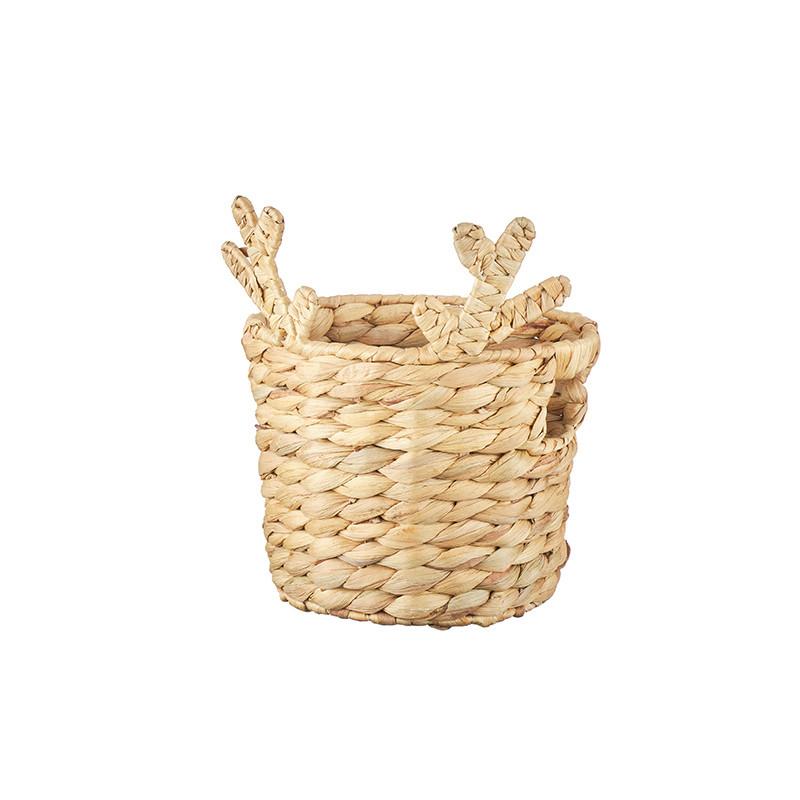 Košara Reindeer - ekru, kovina/naravni materiali (18/25cm) - Mömax