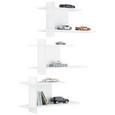 Wandregalset Weiß - Braun/Weiß, MODERN, Holz - Premium Living Wandregalset Weiß - Braun/Weiß, MODERN, Holz - Premium Living
