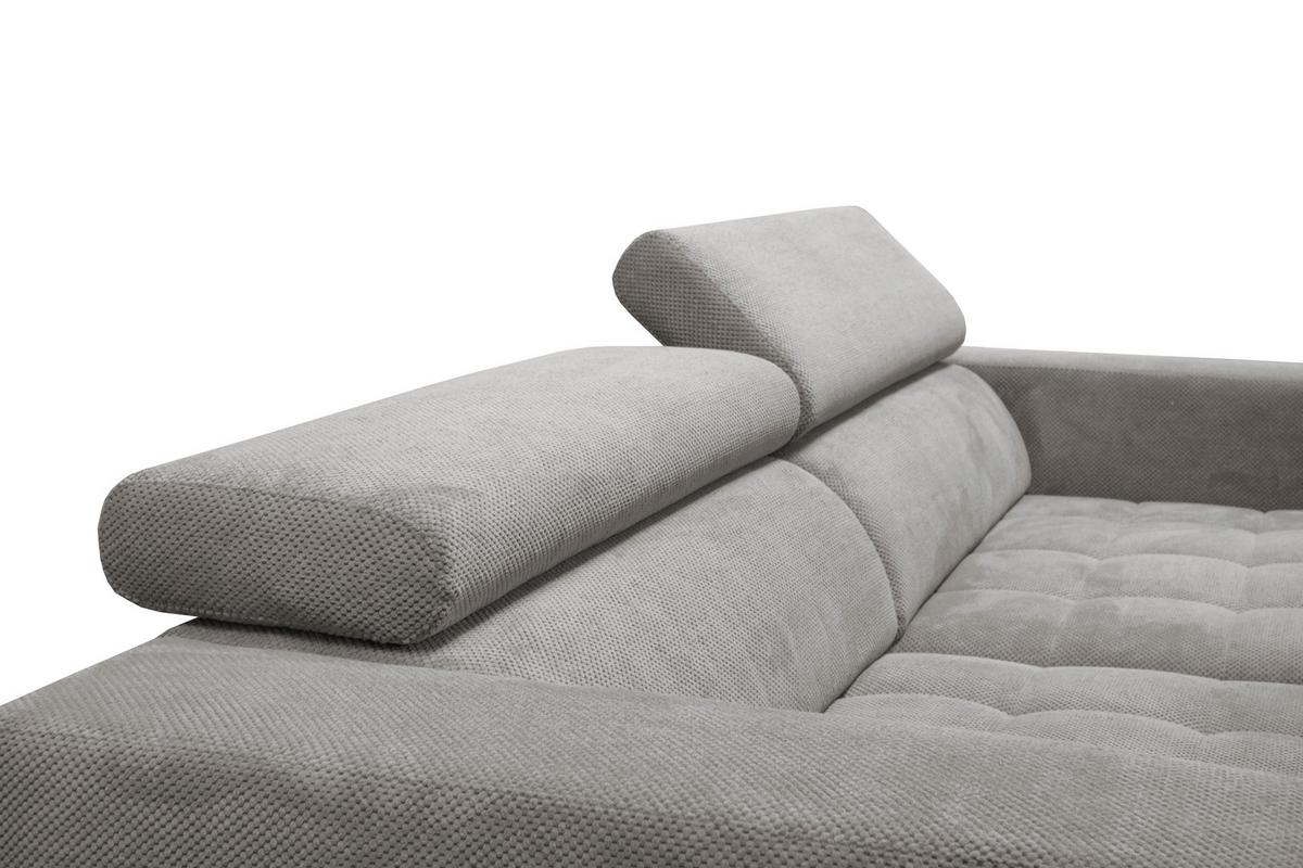 Kutna Garnitura Portland - siva/crna, Moderno, tekstil/plastika (275/78-98/197cm) - Premium Living