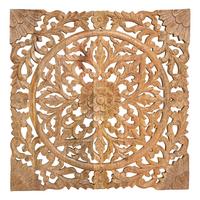 OBRAZ NA DREWNIE 10025091 - jasnobrązowy, Basics, drewno (50/50/2cm)