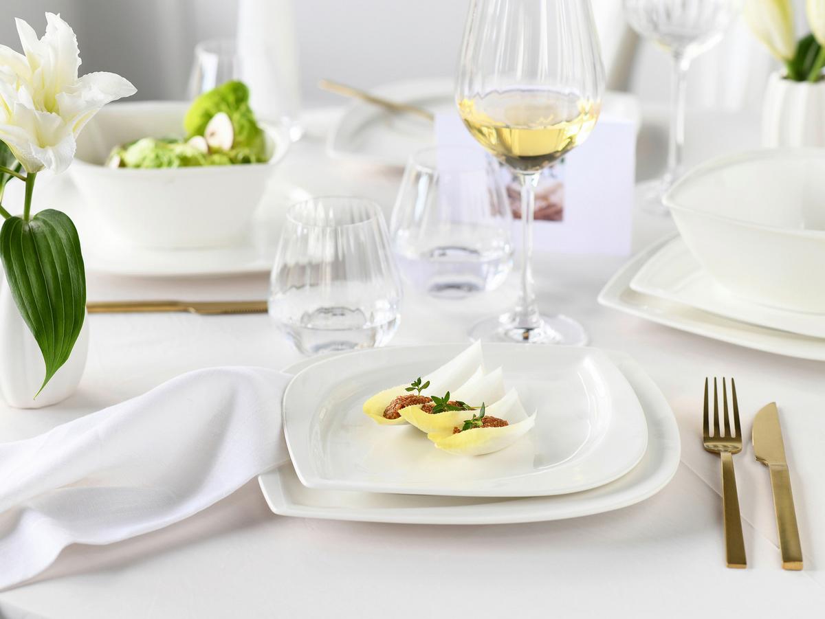 Jedilni Servis Melbourne Creme, 12-Delni - bela, Basics, keramika - Creatable