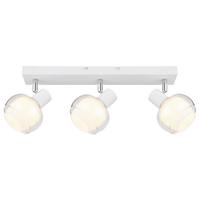 Reflektor 54309-3w - bijela/prozirno, Design, staklo/metal (41/10,5/13,5cm) - Globo