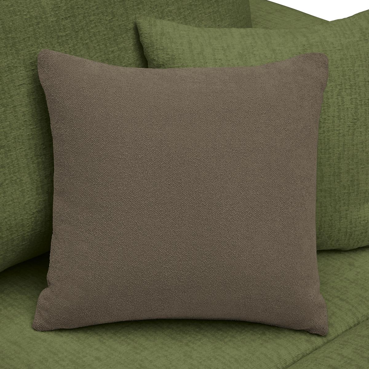 Schlafsofa Bologna Olivgrün - Schwarz/Olivgrün, Kunststoff/Textil (245/74-90/104cm) - Mömax