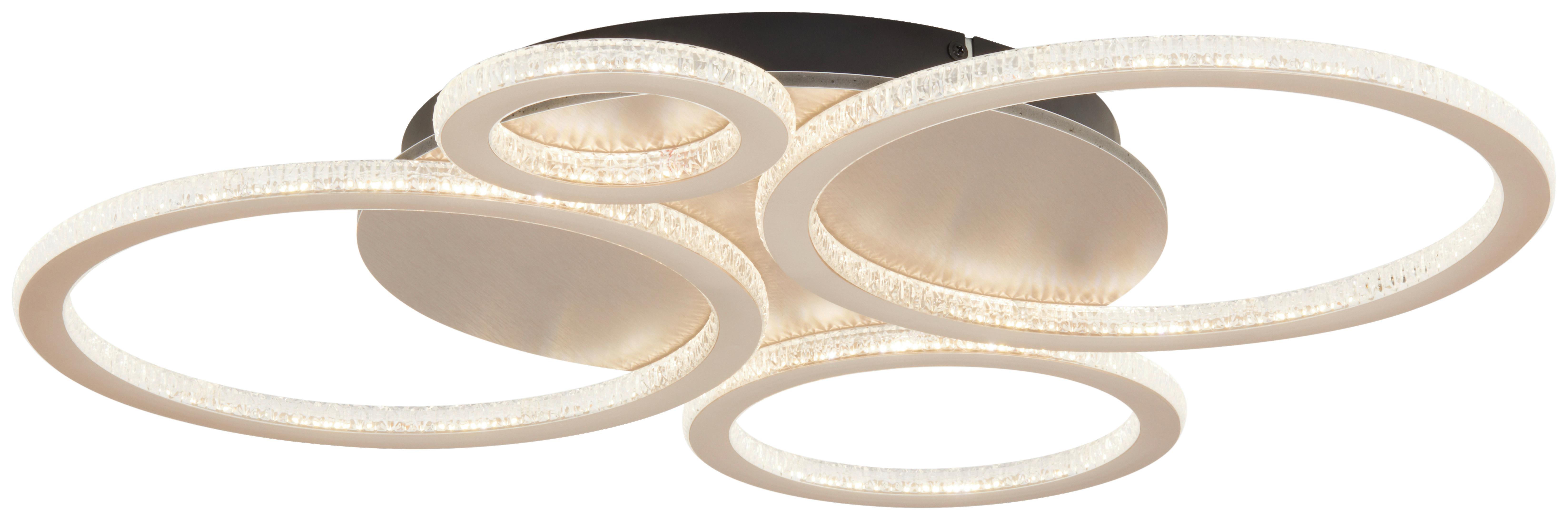 LED-Deckenleuchte NEU Champagnerfarben max. 40 Watt - Champagner, MODERN, Kunststoff/Metall (72/62/6cm)