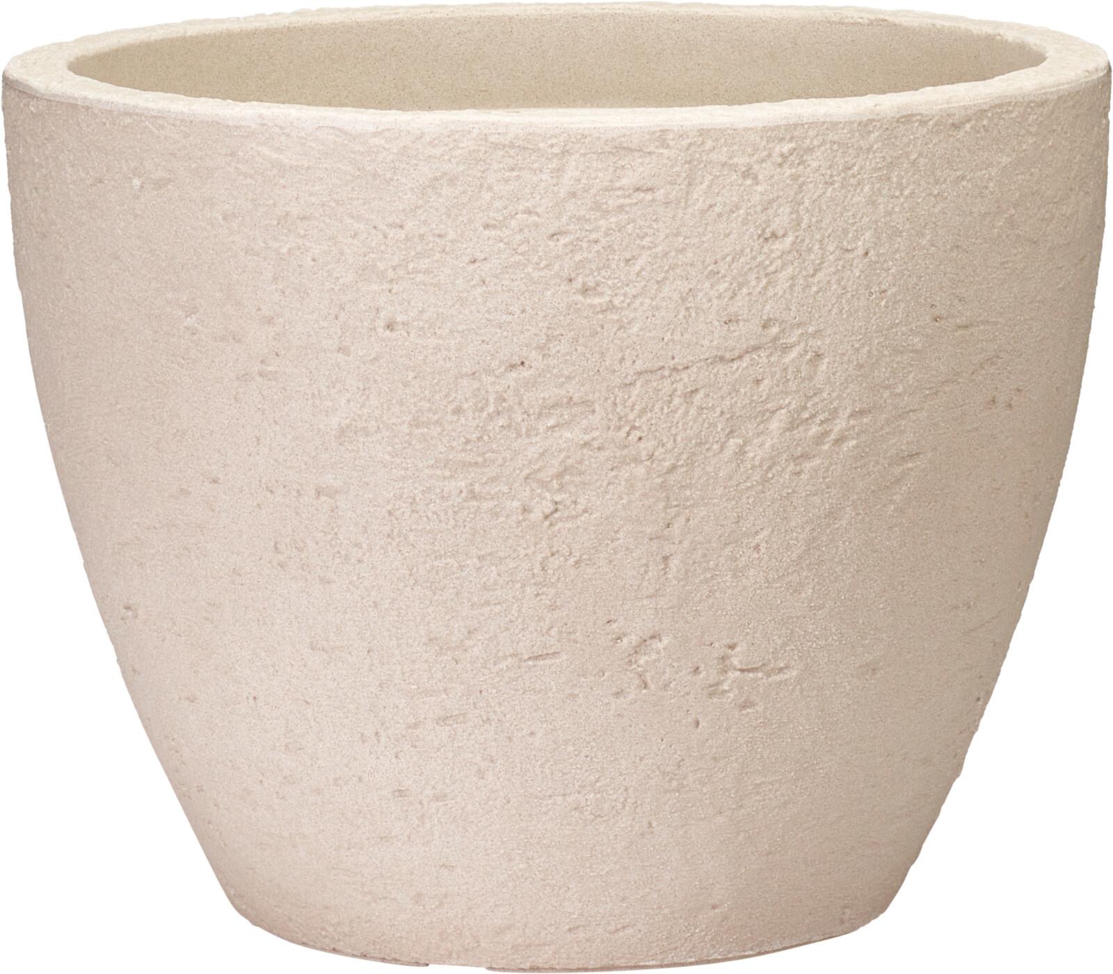 Ghiveci pentru plante Stone Light - Modern, plastic (29/38cm)