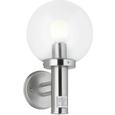 Außenleuchte Salvador - Edelstahlfarben, MODERN, Glas/Metall (20/34,2cm) - MÖMAX modern living