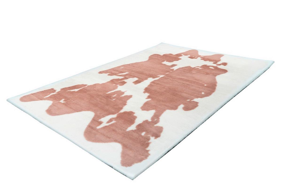 HOCHFLORTEPPICH RABBIT ANIMAL - Taupe/Weiss, Konventionell, Textil (160/230cm) - Kayoom