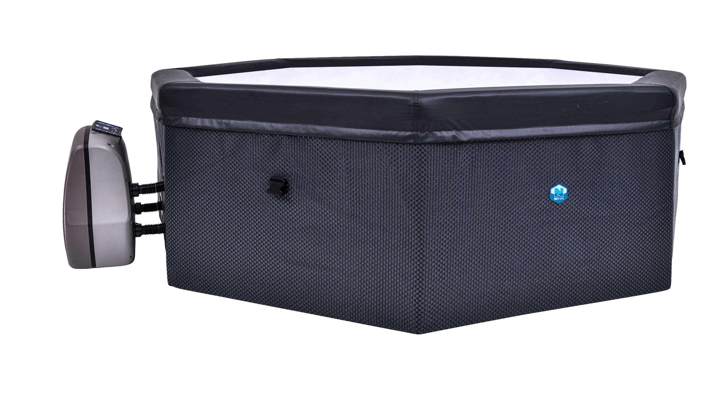 Whirlpools Netspa Octopus ca. 193x73 cm Metall/Kunst. - Schwarz, Basics, Kunststoff/Metall (193/73cm)