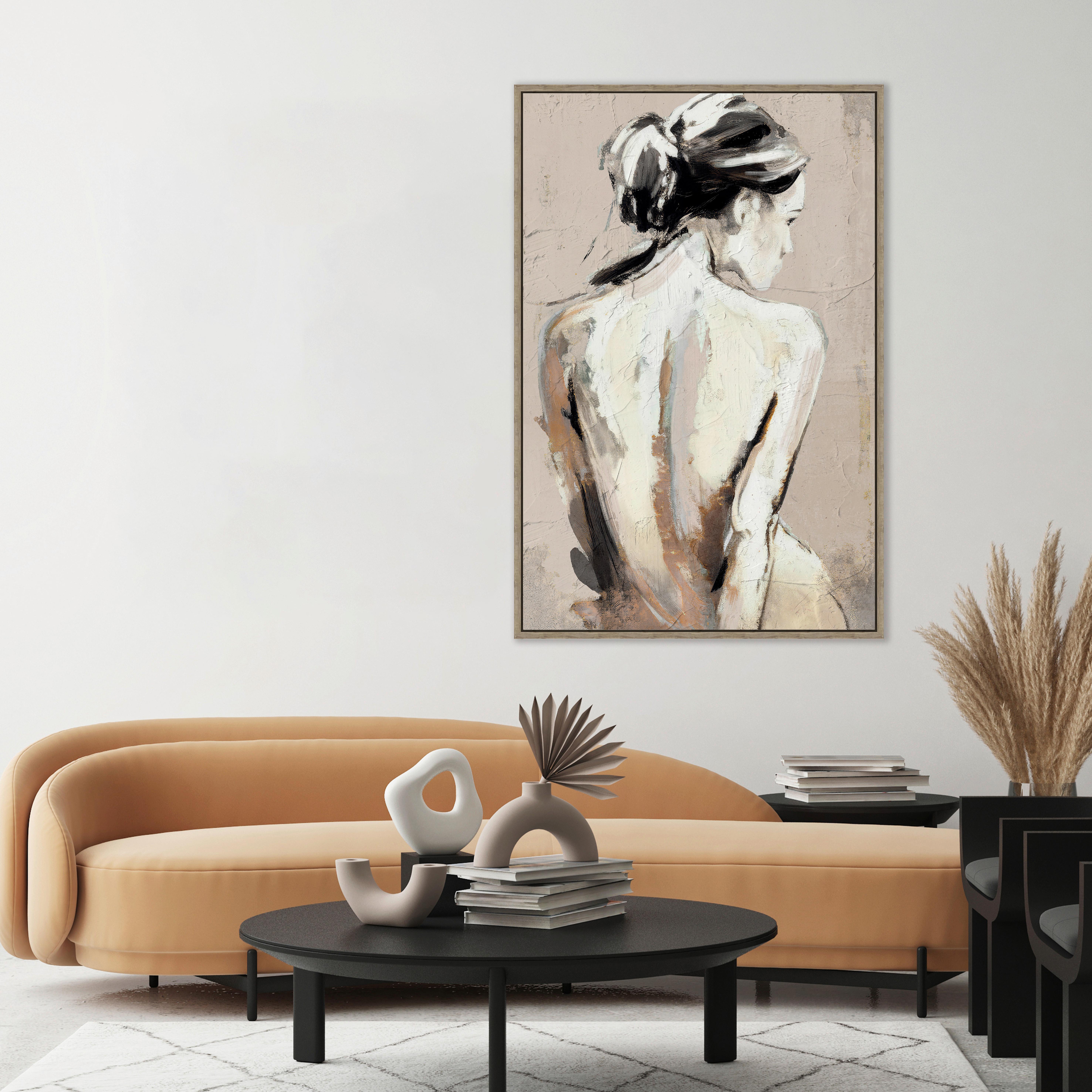 Keilrahmenbild Denise ca. 60x90cm - Beige/Walnussfarben, MODERN, Holzwerkstoff/Kunststoff (60/90cm) - Mömax