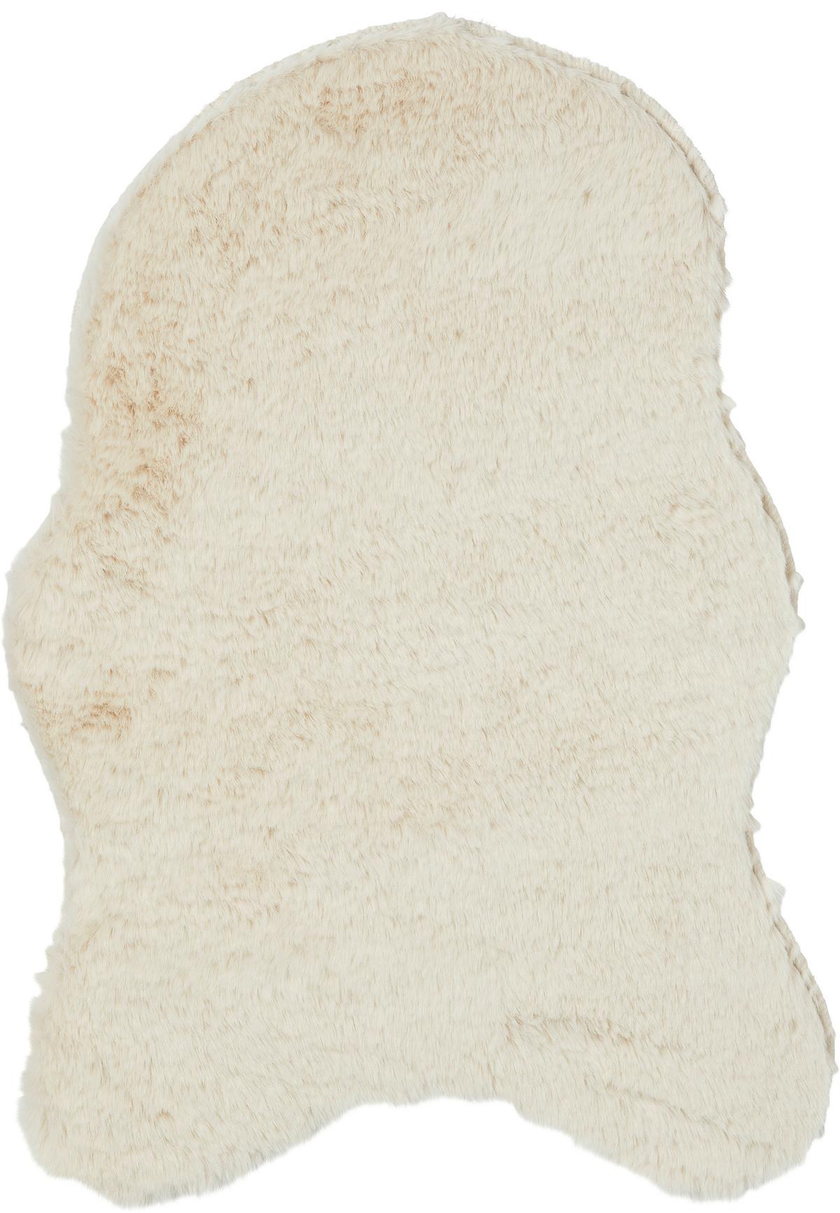 Kunstfell Moia in diversen Farben - Hellbraun/Beige, LIFESTYLE, Textil (40/57cm) - Mömax