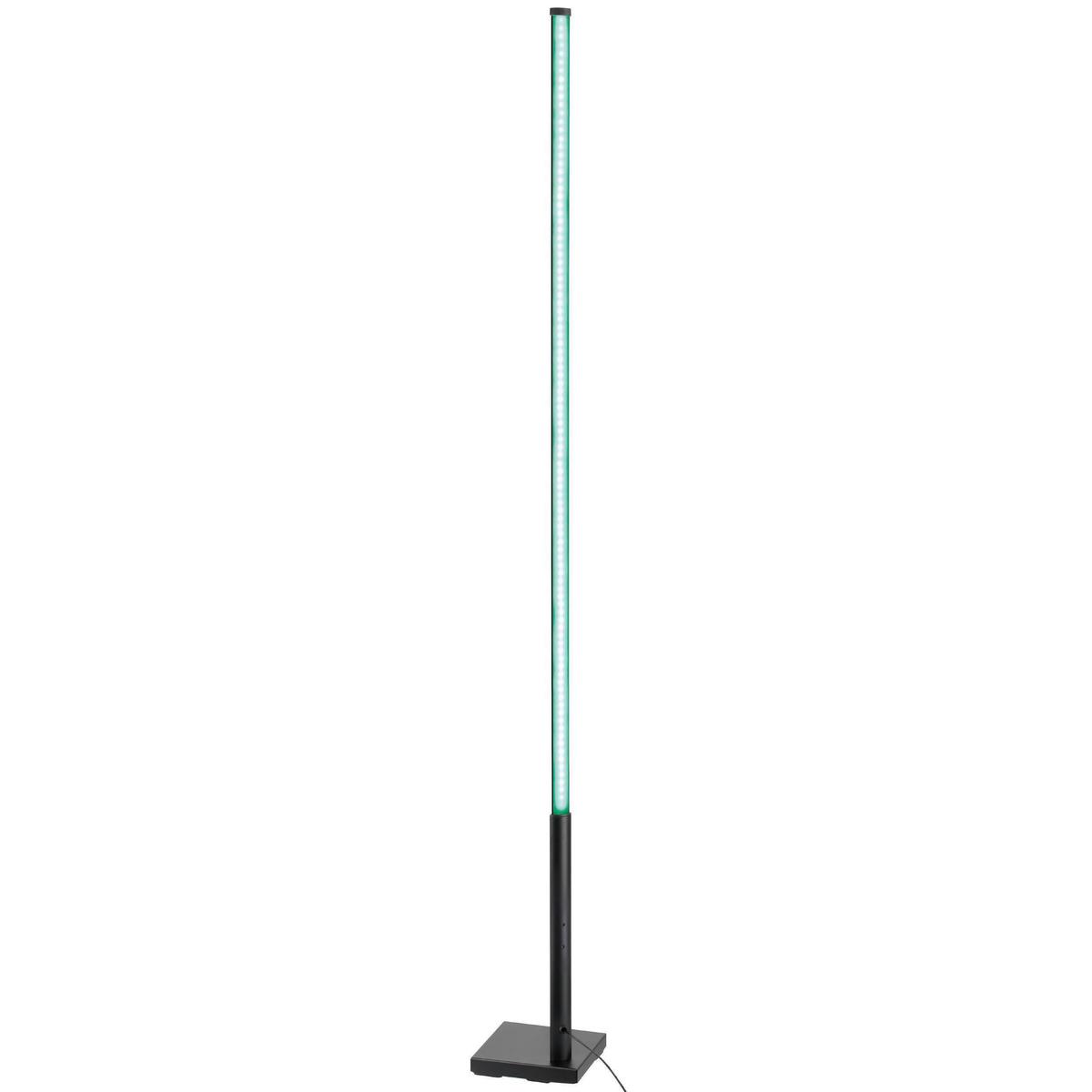 Stehleuchte 75654 Picacha 1 Schwarz/weiss - Weiss/Schwarz, Basics, Kunststoff/Metall (2/2/150cm) - Eglo