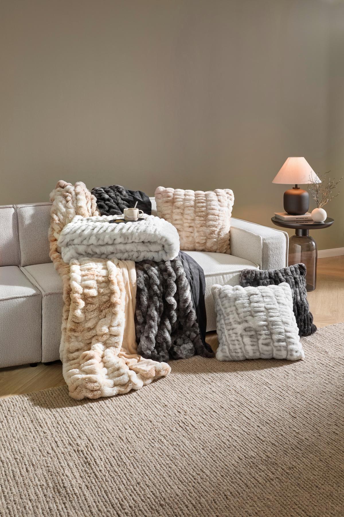 KOC FUTRZANY BENGAL - kolor srebrny, Basics, tkanina (150/200cm) - Novel