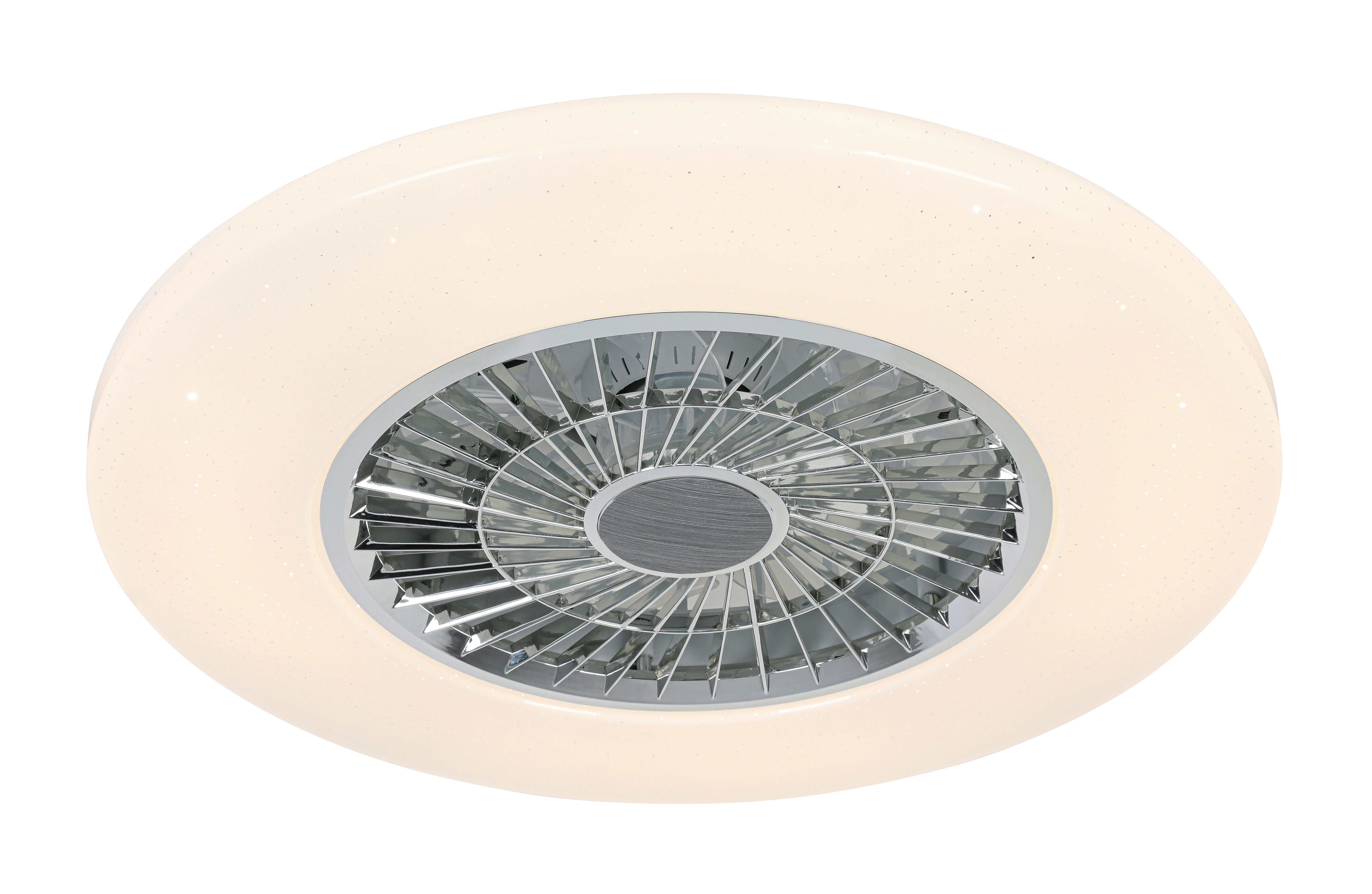 LED-TAKLAMPA LUFTIKU - vit/kromfärg, Klassisk, metall/plast (58/14,5cm) - Premium Living