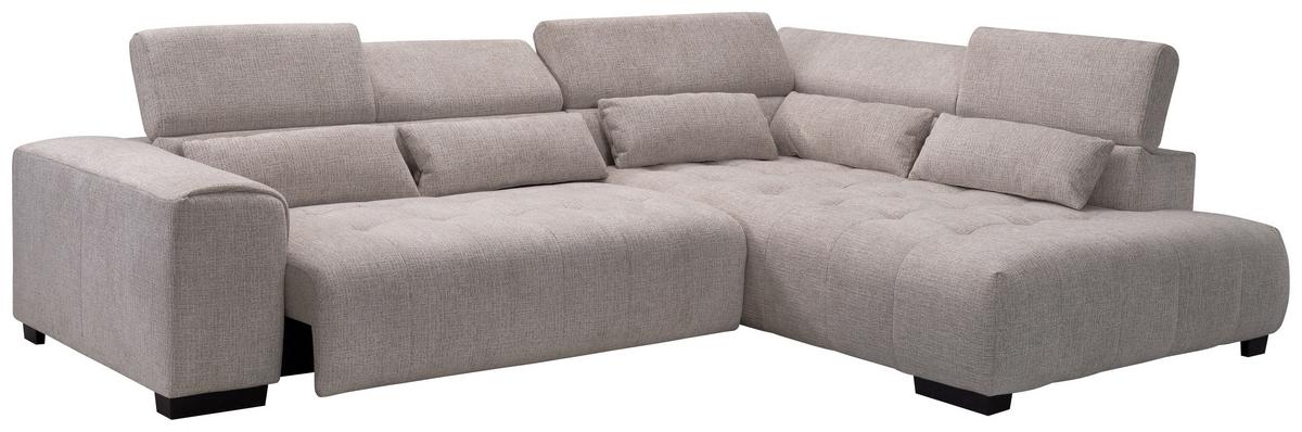 Coltar MATERA - bej/culoare natur, Trend, lemn/textil (311/226cm)