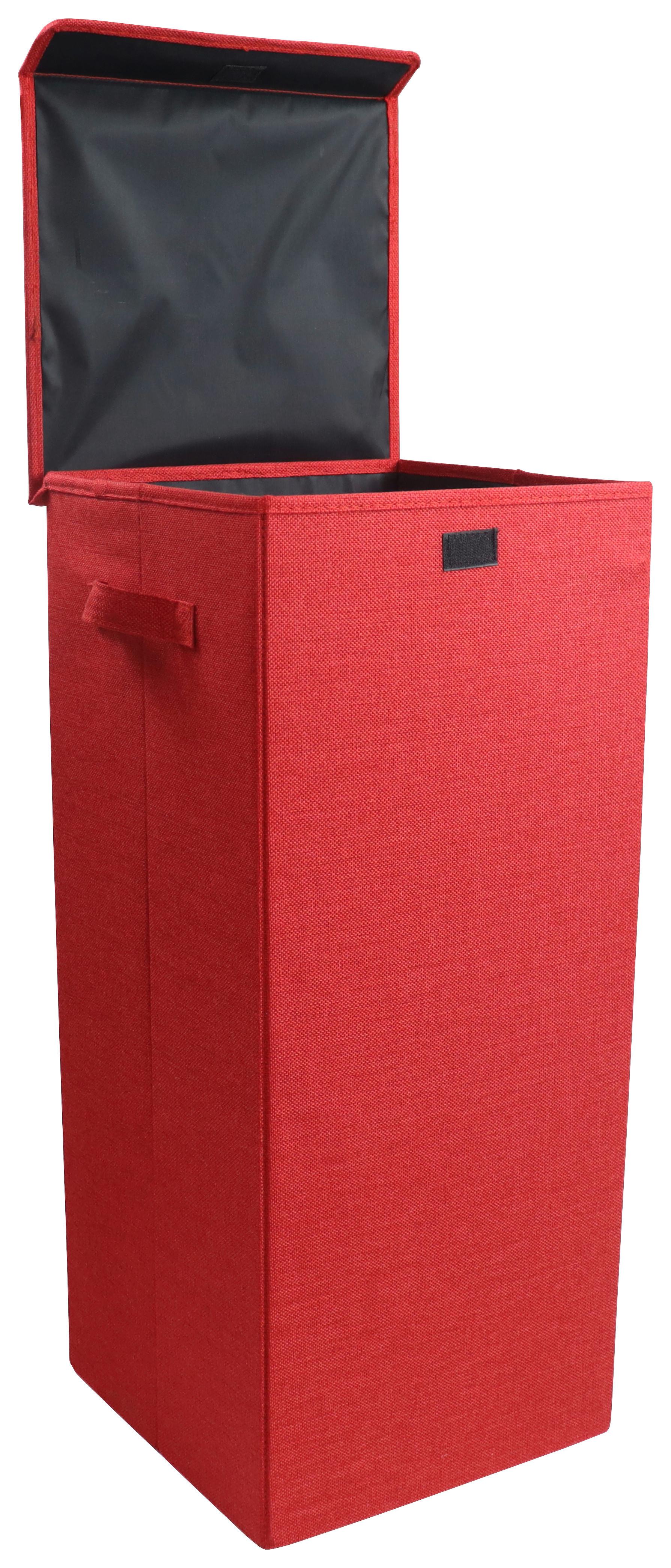 Košara Za Perilo Dreso L, Rdeča - rdeča, Moderno, tekstil (30/70/30cm) - MID.YOU