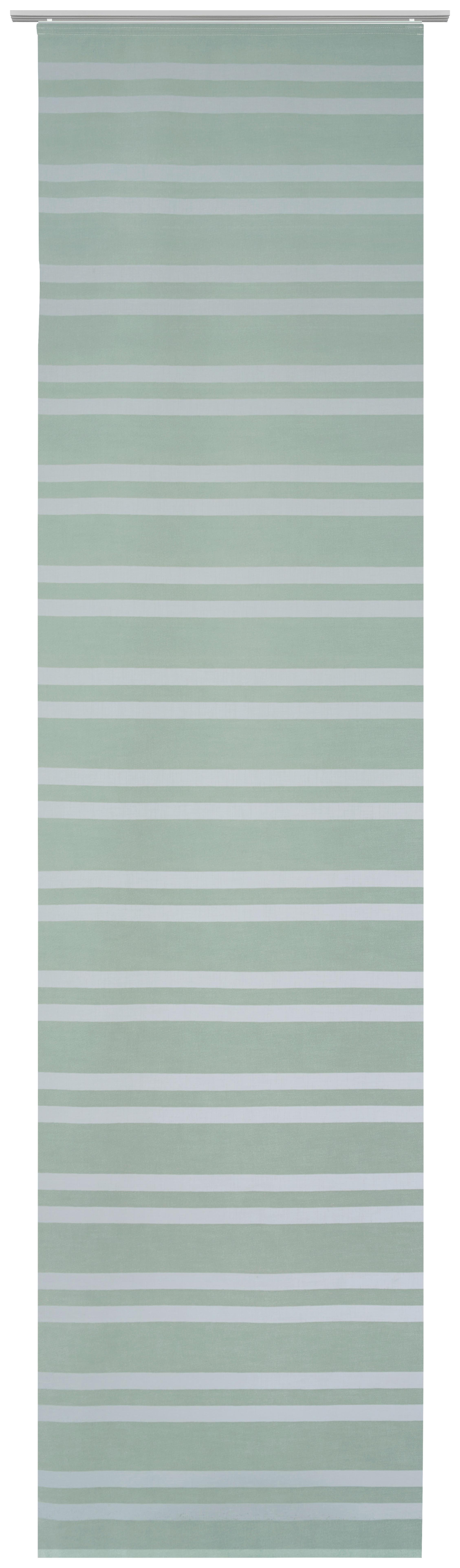 ZASŁONA PANELOWA FLAGA - miętowy, Design, tkanina (60/245cm) - Novel