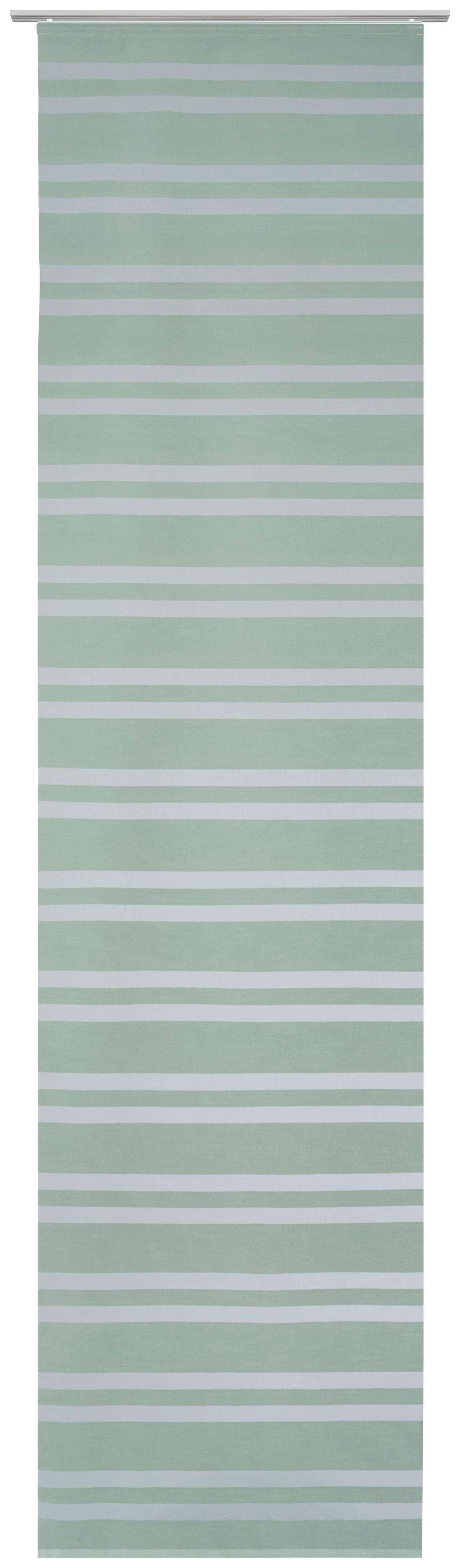 ZASŁONA PANELOWA FLAGA - miętowy, Design, tkanina (60/245cm) - Novel